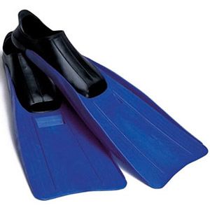 Ласты для плавания Super Sport Средние синие, размер 38-40, INTEX