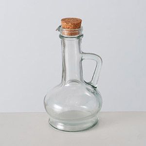 Декоративная бутылка РУСТИКО с длинным горлышком, стекло, 16 см