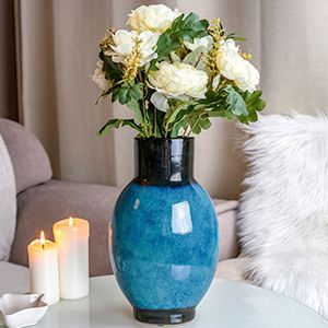 Декоративная ваза МАРИТИМ, керамика, 27 см