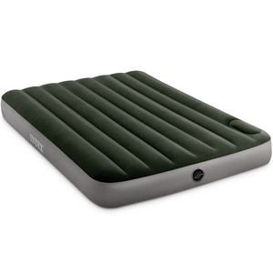 Полуторный надувной матрас Intex Downy Bed (Full), 137х191x25 см со встроенным ножным насосом, INTEX