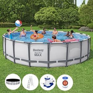 Бассейн каркасный Bestway Steel Pro Мах, 610 х 132 см + фильтр-насос + аксессуары