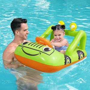 Детская надувная лодка Машинка, 92х61 см, от 3 лет, BestWay