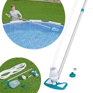 Комплект для чистки бассейна AquaClean с насадкой-пылесосом и сачком, BestWay