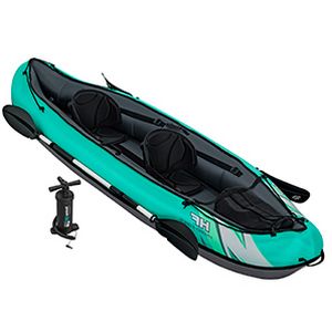 Надувная байдарка BestWay Ventura Elite X2 с веслами и насосом, 330х86 см