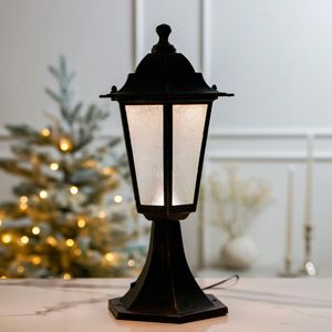 Садовый светильник VILLA SERA, металл, коричневый, 12 теплых белых LED-ламп, 40 см, IP44, Кэминг (Kaemingk)