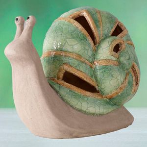 Садовая фигура ДАЧНАЯ УЛИТОЧКА, керамика, 26 см, Больтце (Boltze)