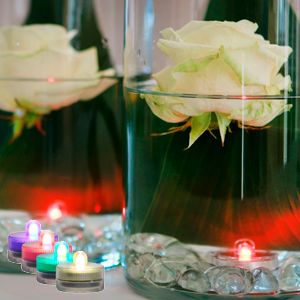 Плавающие светодиодные свечи ТЕЙНЕ ШИ, разноцветные LED-огни, 2 шт., 4 Сезонс (4 Seasons)
