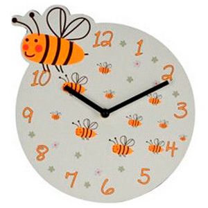Детские настенные часы В МИРЕ МАЛЫШЕЙ: ПЧЁЛКИ, МДФ, 28 см, Купман Интернешнл (Koopman International)
