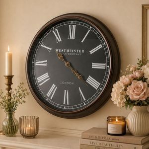 Настенные часы ВЕСТМИНСТЕР БЛЭК, 76 см, Купман Интернешнл (Koopman International)