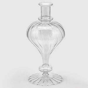 Стеклянная ваза-подсвечник ТЕНЕРЕЦЦА АРИОЗА, прозрачная, 30 см