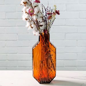Стеклянная ваза МИЭЛЬ, 30 см