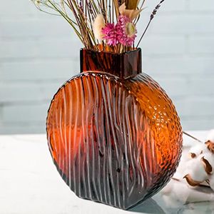 Стеклянная ваза МИЭЛЬ, 21 см