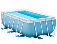 

Каркасный бассейн Intex Rectangular Prism Frame Pool, 400х200х100 см + фильтр-насос + лестница 26776