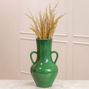 Декоративная ваза-кувшин ФЛОУИНГ, керамика, 45 см