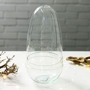 Ваза - флорариум ФИЛЛО малая, стеклянная, 30 см
