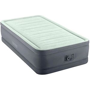 Надувная кровать Intex Premaire Elevated Airbed (Twin), 99х191х46 см, со встроенным насосом 220V, INTEX