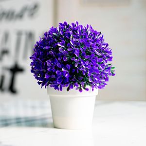 Искусственное растение в горшке ОЛЕРАЦЕА ВИОЛА, 20 см