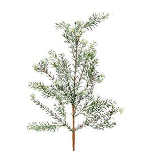Декоративная ветка МОЖЖЕВЕЛОВАЯ ФАНТАЗИЯ, пластик, 70 см