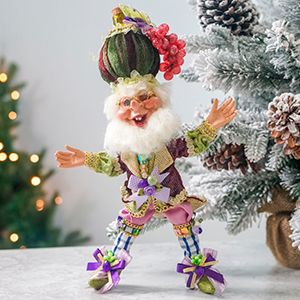 Коллекционная кукла ВЕСЕЛЫЙ ВИНОДЕЛ - ЧАРОДЕЙ И КУДЕСНИК, 35 см