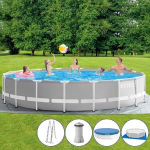 Бассейн каркасный Intex Prism Frame Pool, 549 х 122 см + фильтр-насос + аксессуары, INTEX