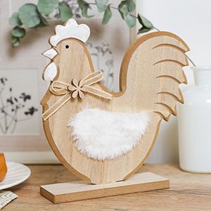 Декоративная фигурка ПЕТУШОК ЧИППИ, МДФ, 18 см