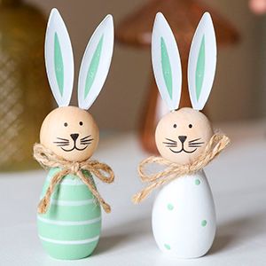 Декоративные фигурки УШАСТЫЕ ПОЗИТИВЧИКИ, дерево, 10 см, 2 шт.