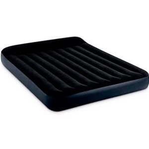 Двуспальный надувной матрас Intex Pillow Rest Classic Airbed (Queen), 152х203x25 см с подголовником, INTEX
