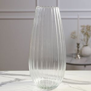 Декоративная ваза ДАЛИЛА малая, стекло, 37 см