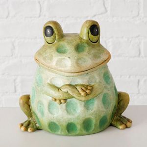 Декоративная садовая фигура ЛЯГУШОНОК ШИН, керамика, 19 см, Больтце (Boltze)