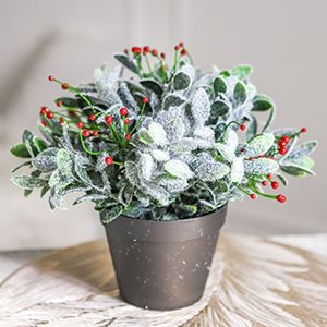 Искусственное растение в горшке ЛЕТНИЕ ЗАМОРОЗКИ, 25 см