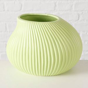 Декоративная ваза КЕЙЛИ, фарфор, светло-зелёная, 14 см