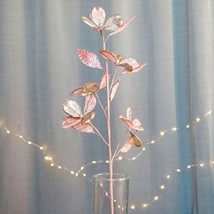 Декоративная ветка ВОЛШЕБНАЯ МАГНОЛИЯ, светло-розовая, текстиль, 64 см