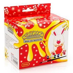 Копилка-раскраска Зайчик, 10 см