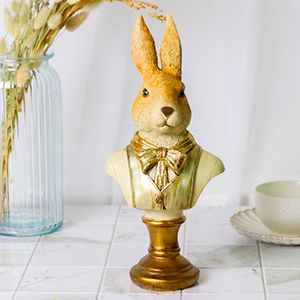 Декоративная статуэтка МИСТЕР КРОЛИК, полистоун, 31 см