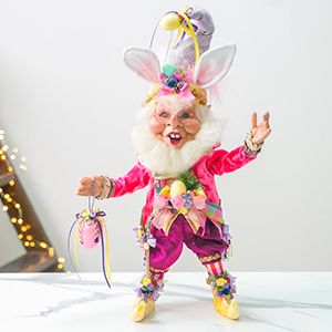 Коллекционная кукла ЭЛЬФ КРОЛЬ - ПРАЗДНИЧНОЕ НАСТРОЕНИЕ, 47 см