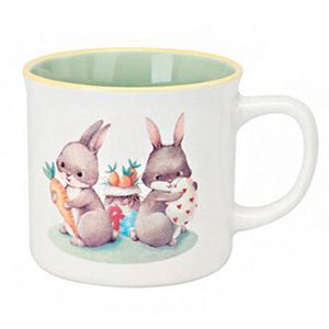 Фарфоровая кружка ЗАЙКИ-ЛАКОМКИ, 300 мл