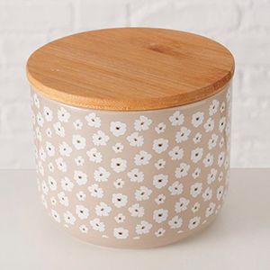 Ёмкость для хранения МАРГАРИТКИ: ПОЛЕ, керамика, 11х9 см