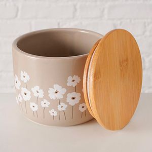 Ёмкость для хранения МАРГАРИТКИ: ЛУГ, керамика, 11х9 см