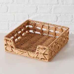 Салфетница ЗЕЛИЯ, металл, бумага, 19х6 см