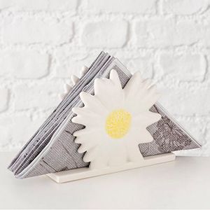 Салфетница МАРГАРИТКИ, керамика, 15 см