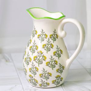 Декоративный кувшин ЗВЕРОБОЙ, керамика, 18 см, Больтце (Boltze)