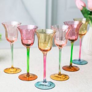 Набор подсвечников-бокалов КАМПАНАС, стекло, 20 см, 6 шт.