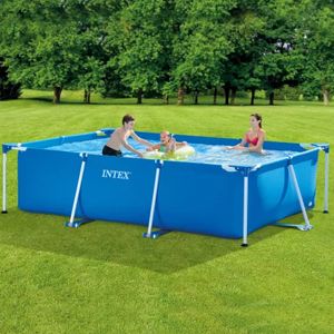 Каркасный бассейн Intex Rectangular Frame Pool, 300х200х75см