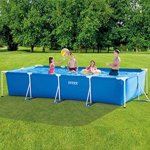 Бассейн каркасный Intex Rectangular Frame Pool, 450х220х84см