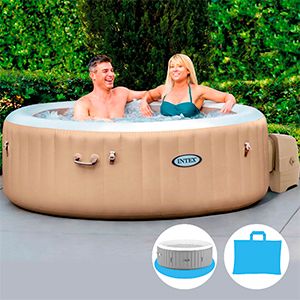 Надувное джакузи Intex PureSpa Bubble Therapy+Hard Water System, 196х71 см