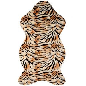 Декоративный коврик МЕХОВУШКА экзотика тигровый, 50x90 см