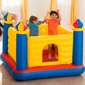 Детский надувной батут Замок INTEX Jump-o-Lene Castle Bouncer, 175х175х135 см, от 3 до 6 лет, INTEX