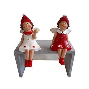 Декоративная фигурка АНГЕЛОЧЕК АГНЕШКА, полистоун, 8х7.5х16 см, разные модели