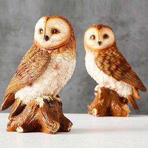 Декоративная фигурка СОВА РОЗАЛИ, полистоун, 21 см, разные модели