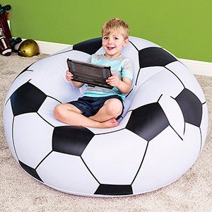 Надувное кресло Футбольный Мяч, 114х112х66 см, от 6 лет, BestWay, INTEX